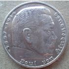 Германия 5 марок Ж 1935 Гинденбург малый тираж