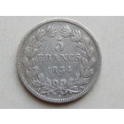 Франция 5 франков 1834г.
