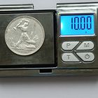 50 копеек 1924 года. ПЛ. Серебро 900. Монета не чищена. 99