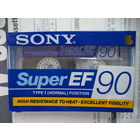 Аудиокассета SONY SUPER EF90, из блока