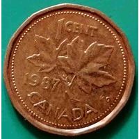 Канада 1 цент 1987