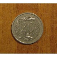 Польша - 20 грошей - 1992