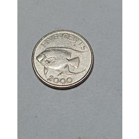 Бермуды 5 центов 2000 года .