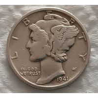 США 10 центов 1941
