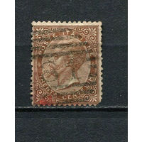 Королевство Италия - 1863 - Виктор Эммануил II 30С - [Mi.19] - 1 марка. Гашеная.  (Лот 22DX)-T2P24