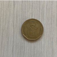 ЮАР, 50 центов 2005. Надпись на языке коса: UMZANTSI AFRIKA