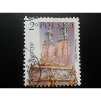 Польша, 2002, Стандарт, Mi 1,0 евро гаш.