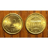 Германия, 20 евроцентов 2010 F