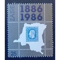 100-летие выпуска первой марки Независимого Конго.