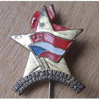 Значок советско-чехословацкий