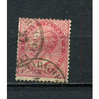 Королевство Италия - 1863 - Виктор Эммануил II 40С - [Mi.20] - 1 марка. Гашеная.  (Лот 23DX)-T2P24