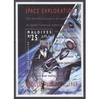 1994 Мальдивские острова 2271/B320 Астронавт Дэвид Скотт Apollo 9 5,00 евро