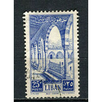 Ливан - 1954 - Дворец Байтэддин 250Pia - [Mi.507] - 1 марка. Гашеная.  (LOT DL36)