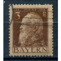 Королевство Бавария - 1911/12г. - принц регент Луитпольд, 3 Pf - 1 марка - гашёная. Без МЦ!
