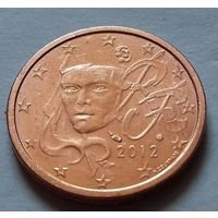 1 евроцент, Франция 2012 г.