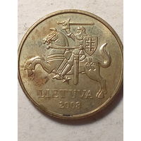20 центов Литва 2008