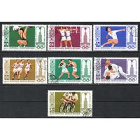 Олимпийские игры в Москве Монголия 1980 год серия из 7 марок