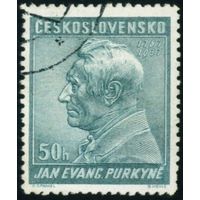 150 лет со дня рождения Яна Евангелиста Пуркине Чехословакия 1937 год 1 марка