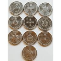 Австралия 20 центов 2017 год.Легенды АНЗАК-Медали почета (10 монет)