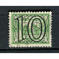 Нидерланды - 1940 - Цифры. Надпечатка нового номинала 10С на 3С - [Mi.360] - 1 марка. Гашеная.  (Лот 30DX)-T2P24