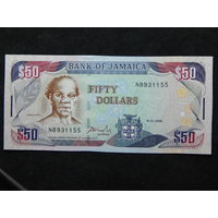 Ямайка 50 долларов 2008г.UNC