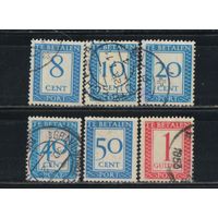 Нидерланды Доплатные 1947 Номиналы #Х 86-7,93,97-8,101