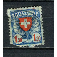 Швейцария - 1924 - Герб 1,50Fr - [Mi.196] - 1 марка. Гашеная.  (Лот 67EO)-T7P13