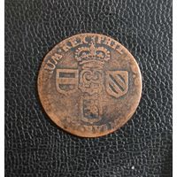 Испанские Нидерланды Брабант Филлип V.  Лиард 1710