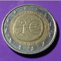 2 евро 2009 Греция 10 лет валютному союзу