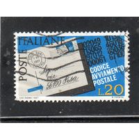 Италия.Mi:IT 1237. На открытке выделен почтовый индекс Серия: Введение почтового индекса. 1967