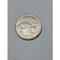 Бермуды 5 центов 1996 года .