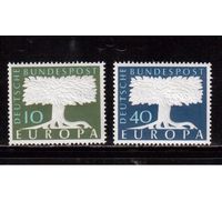 Германия(ФРГ)-1957,(Мих.268-269), ** , Европа