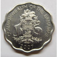 Багамы 10 центов 2007 г