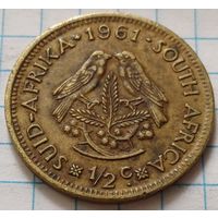 ЮАР 1/2 цента, 1961    ( 2-9-6 )