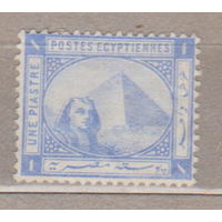 Египет 1884-1902 год Архитектура Сфинкс и пирамида - Белое небо лот 14 ЧИСТАЯ