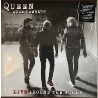 Queen + Adam Lambert – Live Around The World, 2LP + 12 page souvenir booklet, 2020