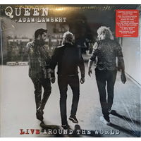 Queen + Adam Lambert – Live Around The World, 2LP + 12 page souvenir booklet, 2020