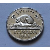 5 центов, Канада 1968 г.