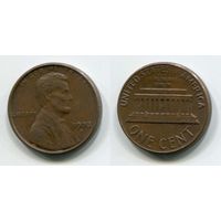 США. 1 цент (1970, буква D)