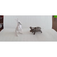 Коллекционные игрушки из Киндер сюрприза. Natoons Bellowed Animals, 2022г. VD 287, VD 300.   2