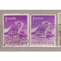 Архитектура Индонезия 1949 год  лот 12 Цена за 1-у марку на Ваш выбор разные оттенки