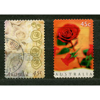 Флора. Цветы. Розы. Австралия. 1997. 2 марки