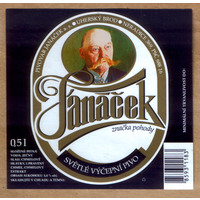 Этикетка пива Janacek Чехия Ф607