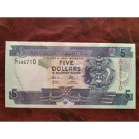 5 долларов Соломоновы острова 2011 г.