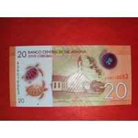 Никарагуа 20 кордоба 2014 UNC