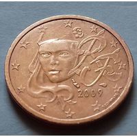 1 евроцент, Франция 2009 г.