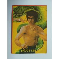 Карточка от жвачки (25) (50х70 мм) (Брюс Ли / Bruce Lee)