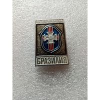 Значок федерация футбола БРАЗИЛИЯ
