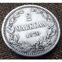 Финляндия в составе РИ. 2 марки 1870