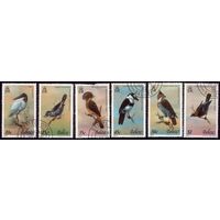 6 марок 1980 год Белиз Птицы 487-492